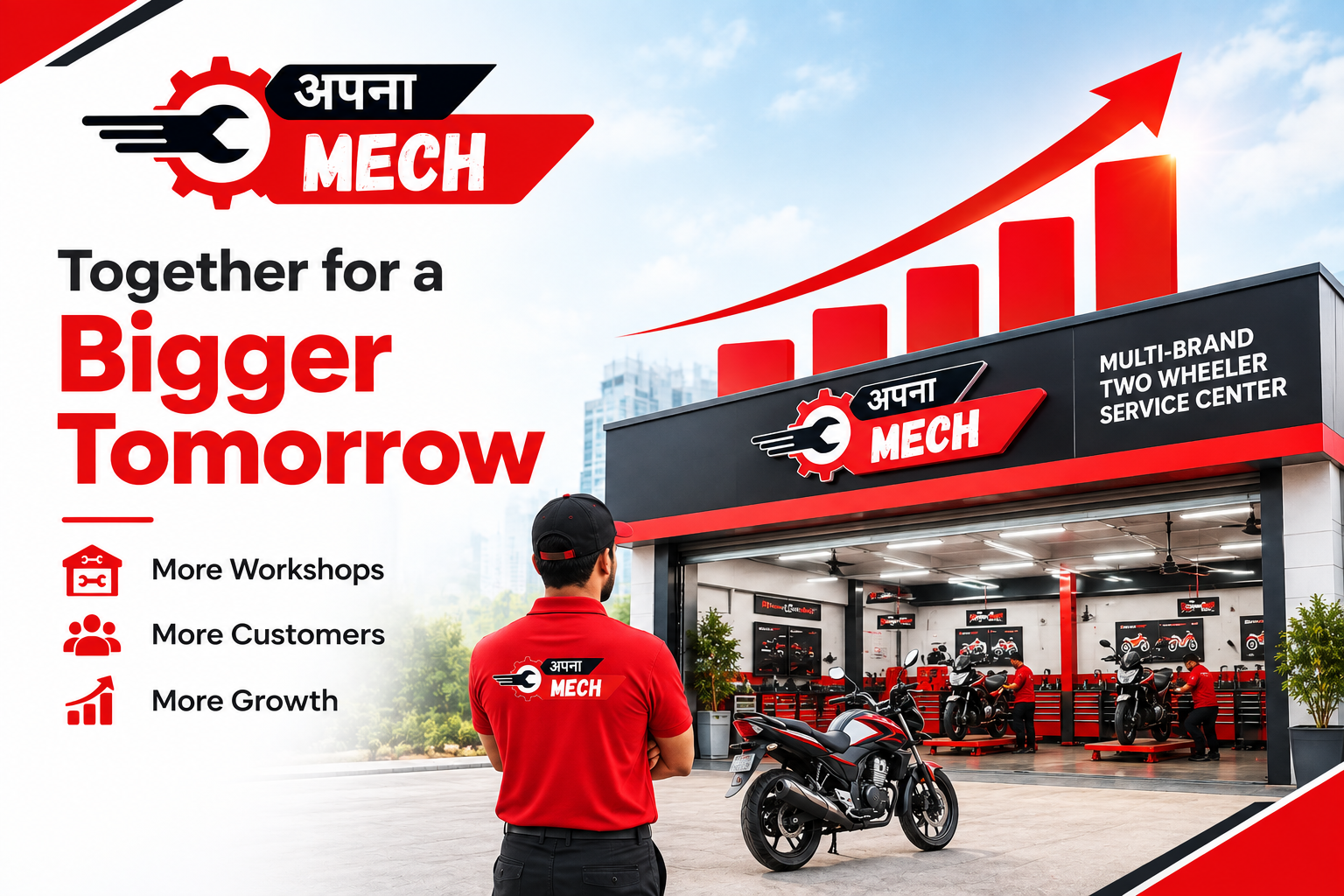 Bike service Franchise | Bike Garage franchise - Apna Mech